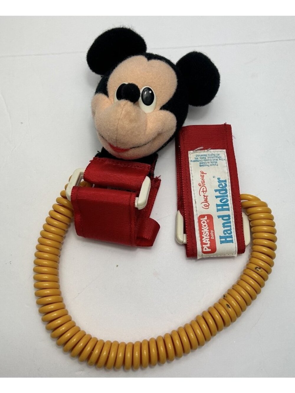 Vintage Walt Disney Playskool Baby HandHolder Childrens Play Safety Leash Mickey